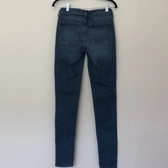 GAP 1969 Tall Skinny Jeans – Dark Wash, Mir Rise, Size 6 - Picture 7 of 11